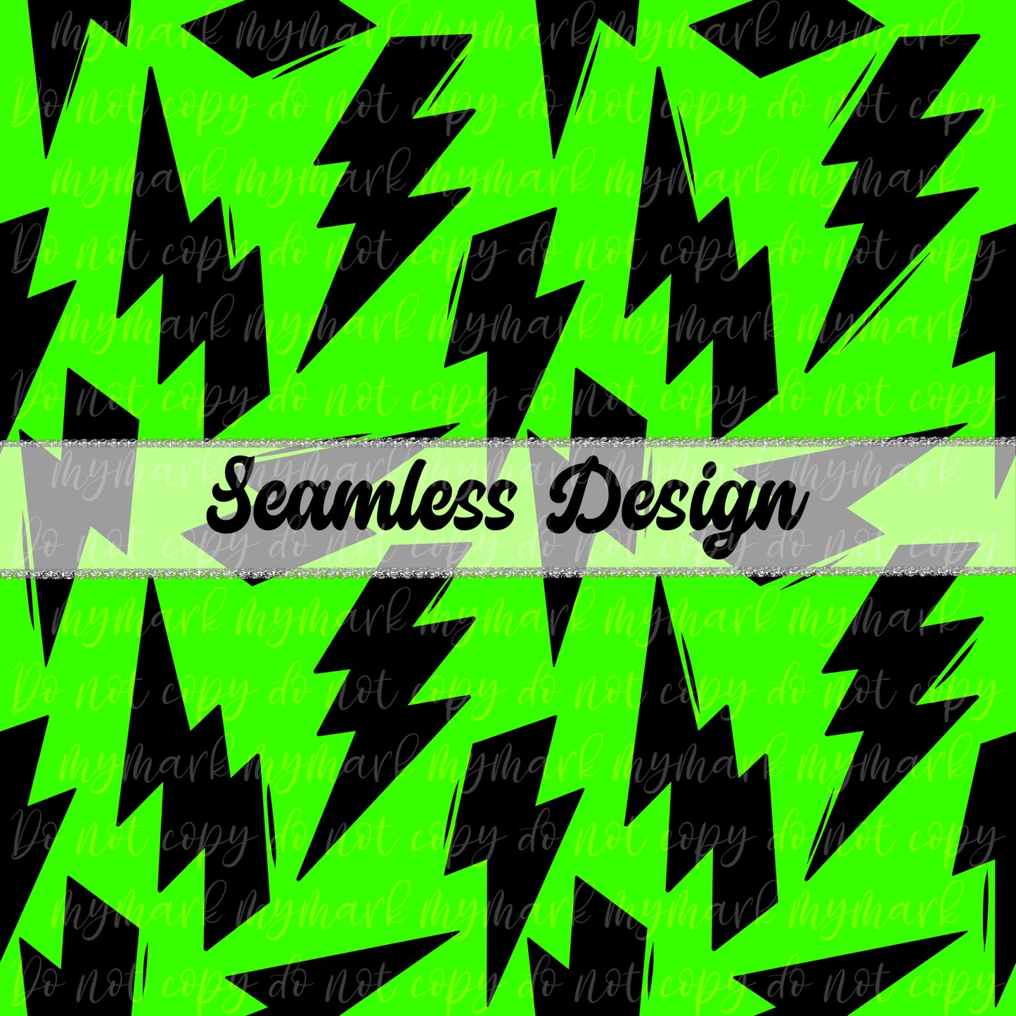 Swim Safe Neon Bolt Bundle | 4 Color Ways | Seamless Design | March 2025