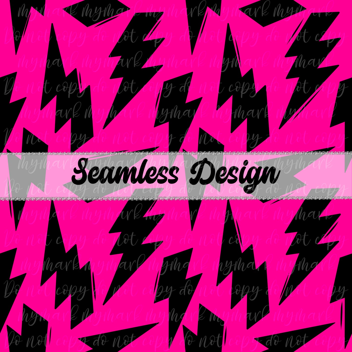 Swim Safe Neon Bolt Bundle | 4 Color Ways | Seamless Design | March 2025