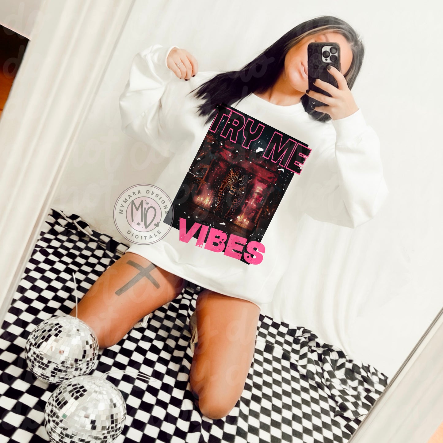 Try Me Vibes : PNG
