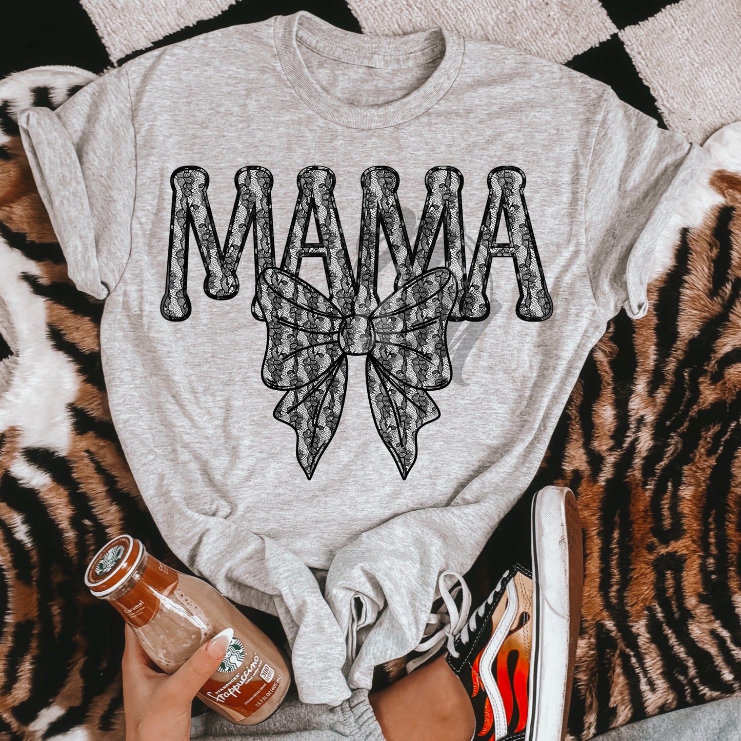 MAMA lace | Bow included | PNG | February 2025