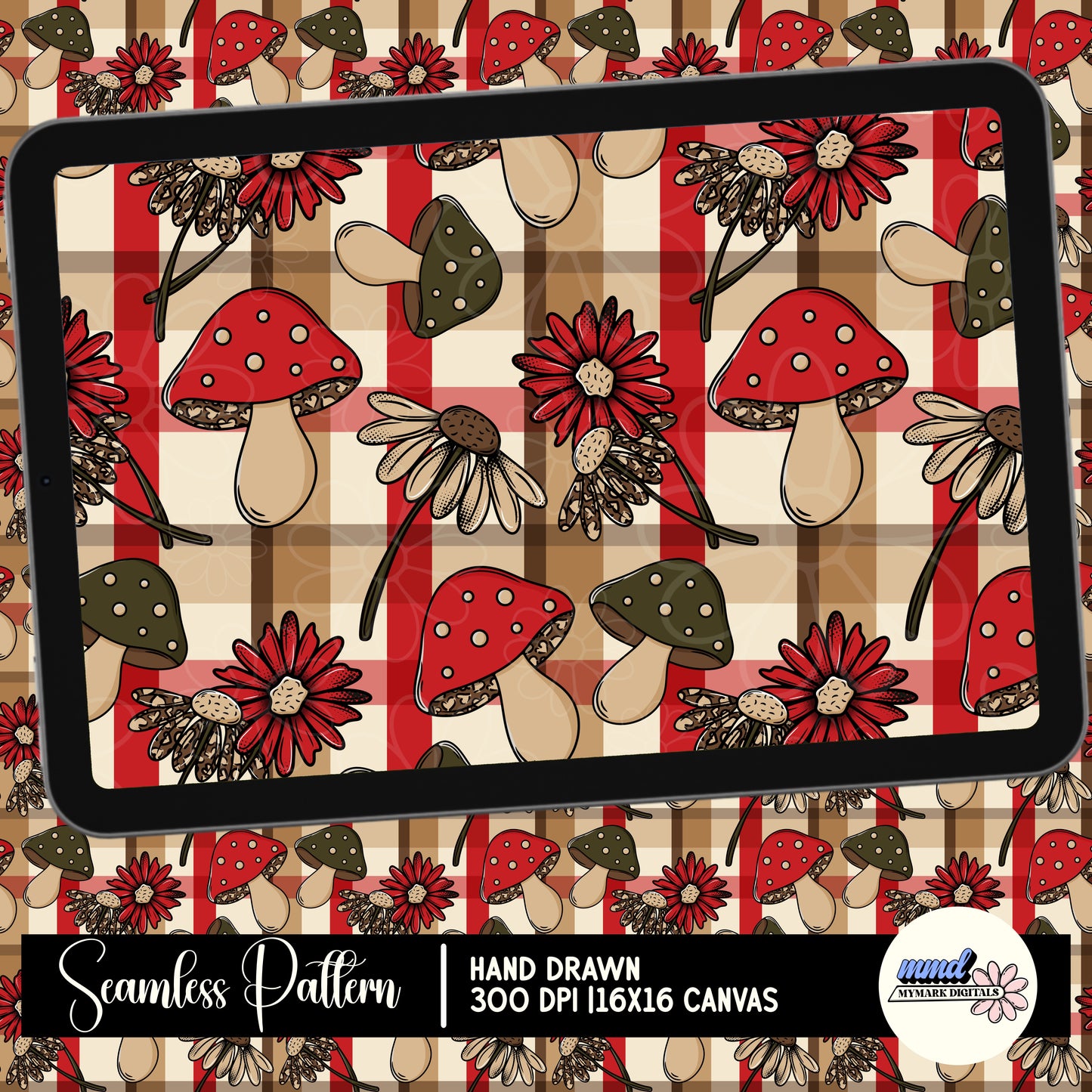 Woodlands Plaid Seamless | Repeating Pattern | February 26