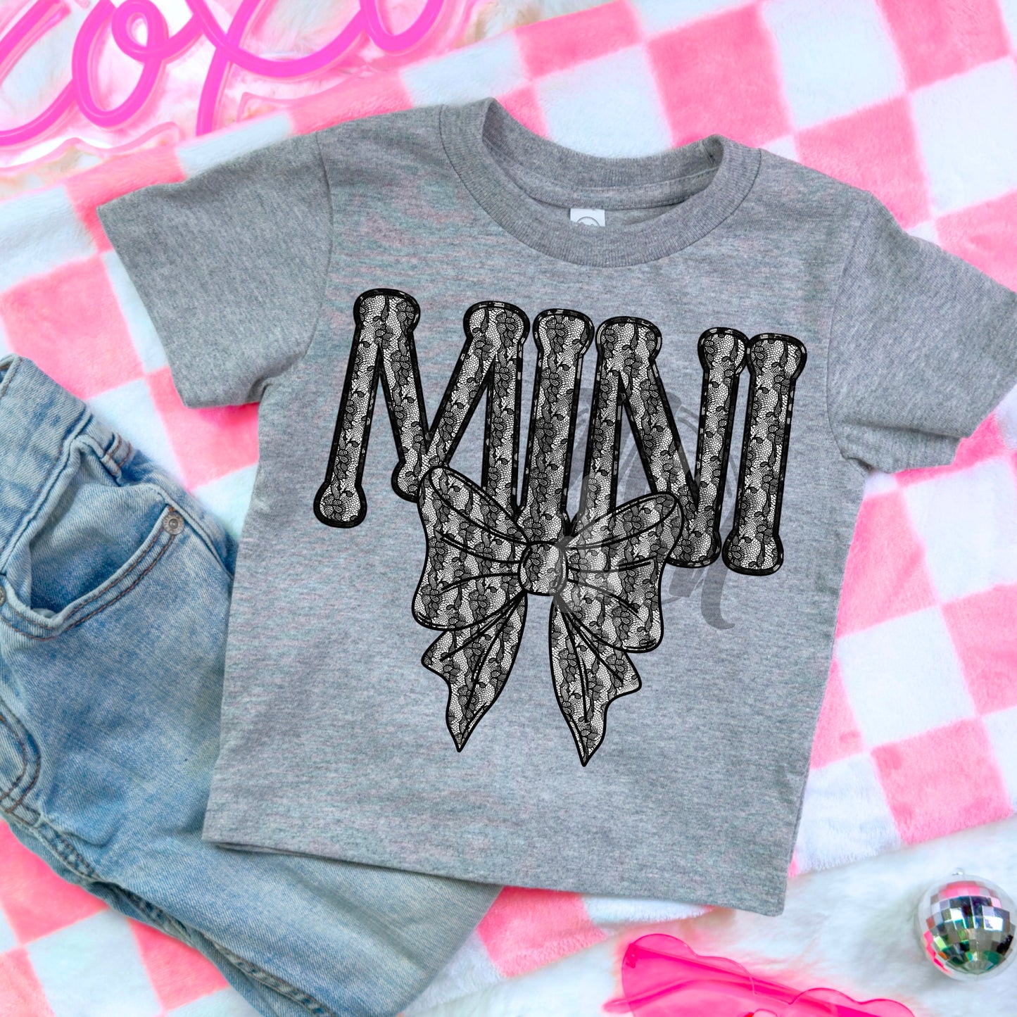 MINI lace | Bow included | PNG | February 2025