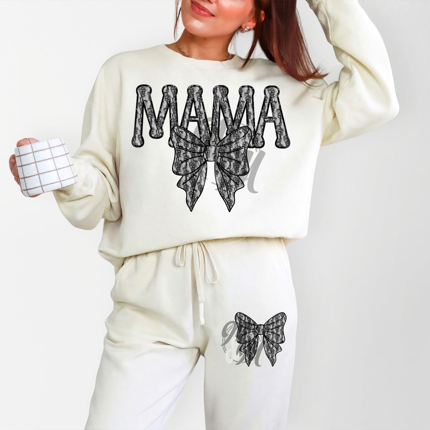 MAMA lace | Bow included | PNG | February 2025