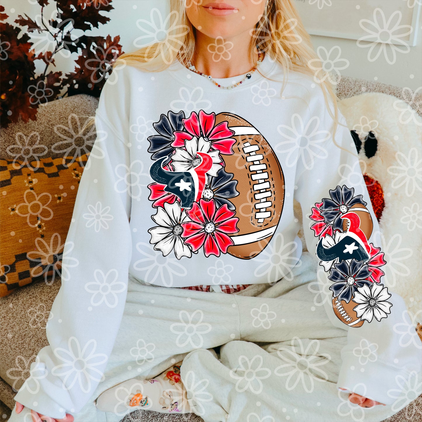 Glitter Half Floral Football Sleeve Combo | Aug / Sept 2025