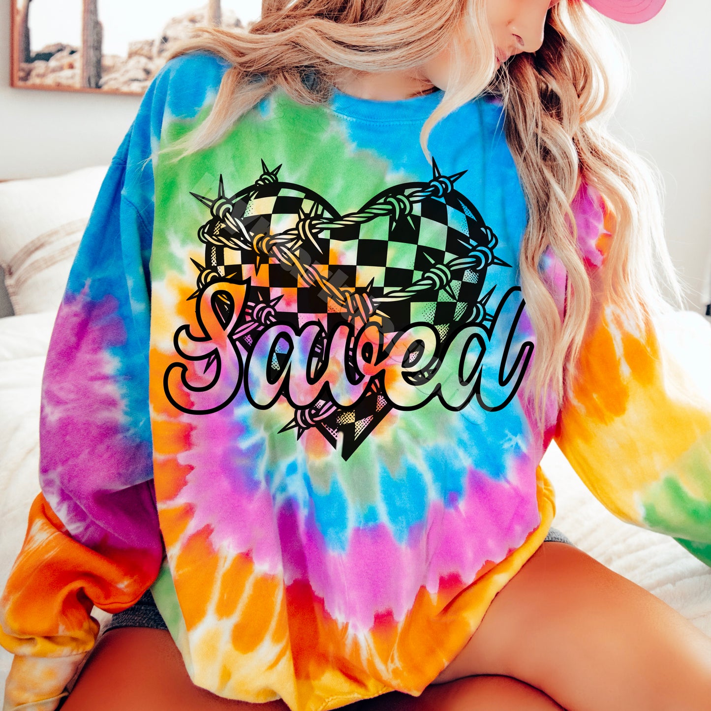 SAVED | Single Color | Faith | PNG | February 2025