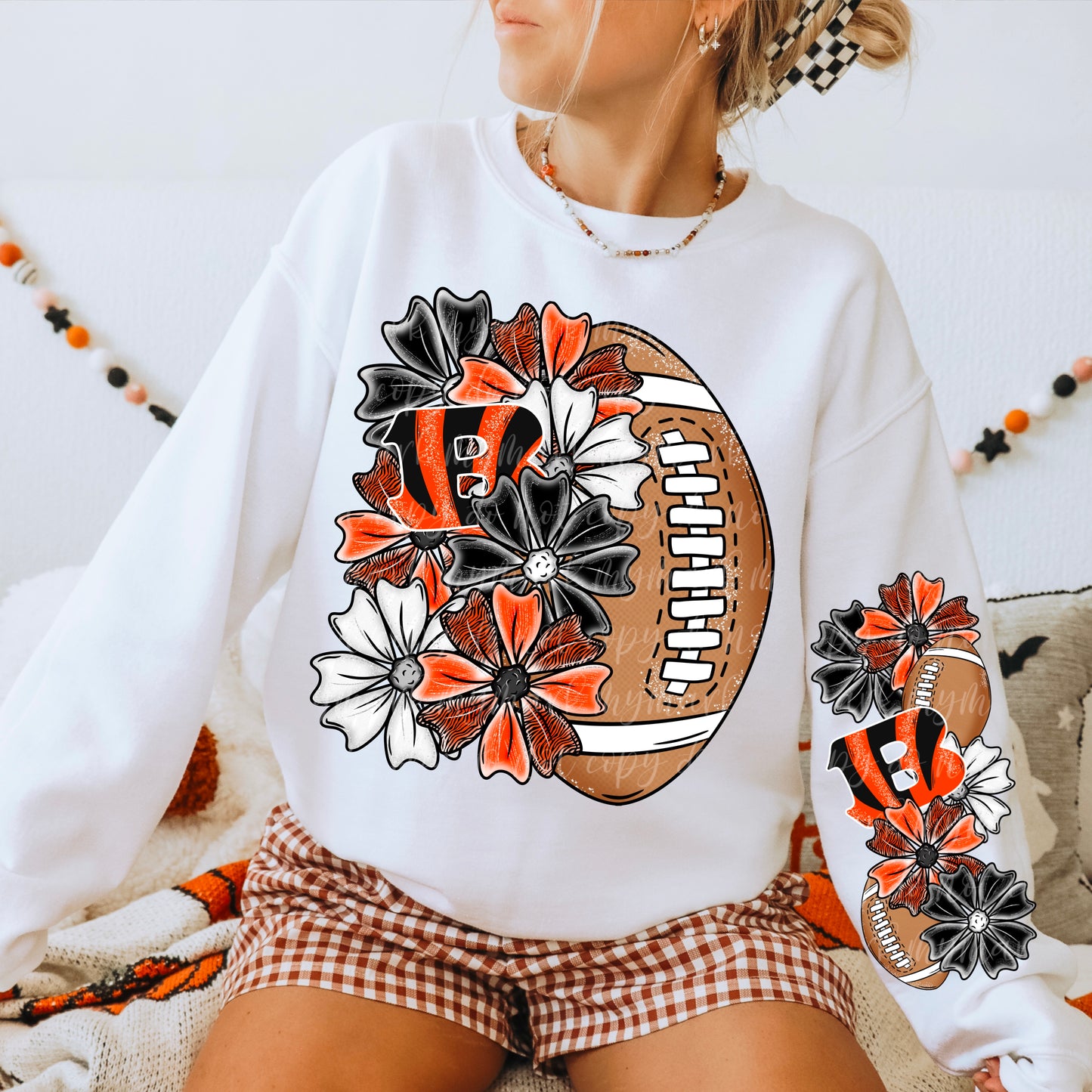 Glitter Half Floral Football Sleeve Combo | Aug / Sept 2025
