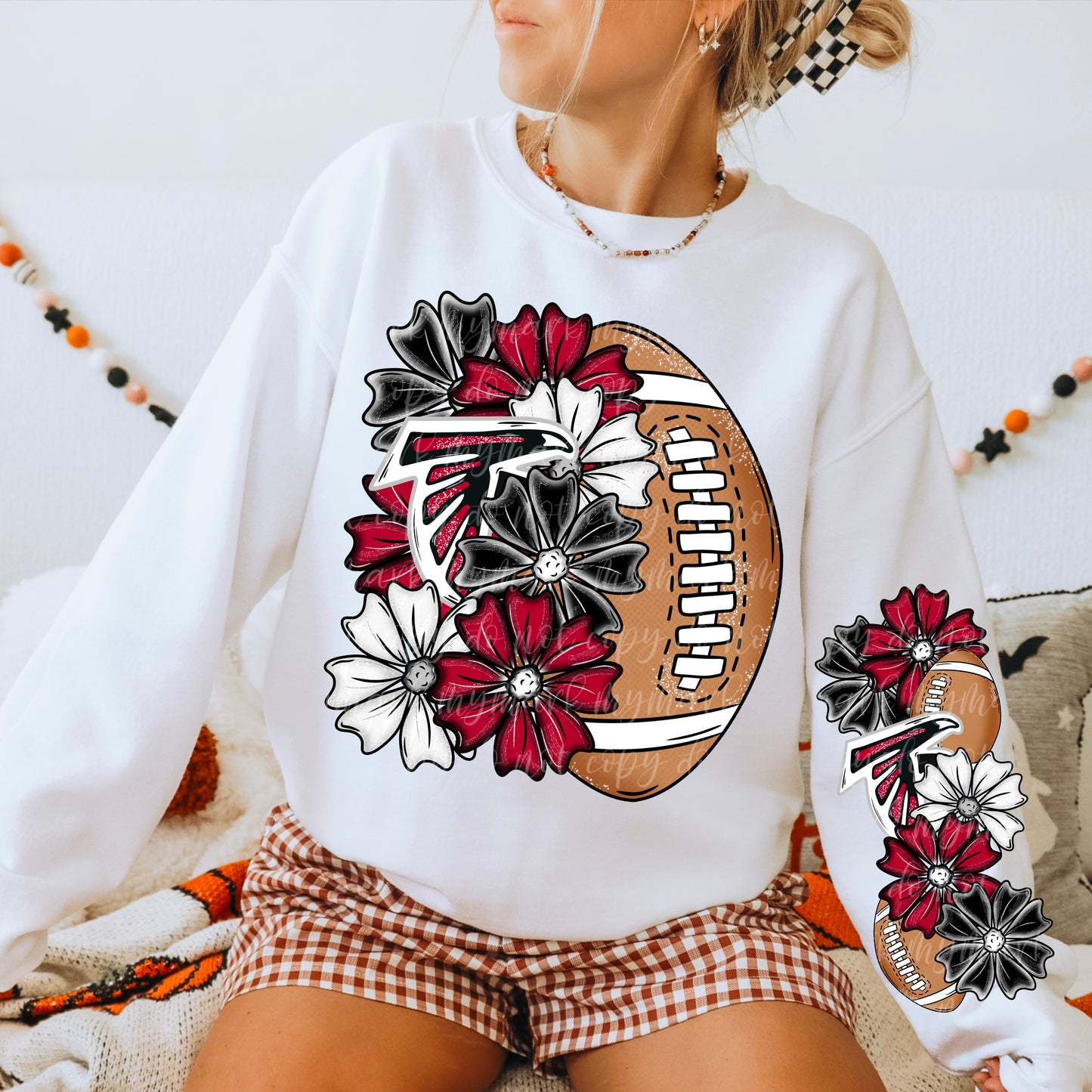 Glitter Half Floral Football Sleeve Combo | Aug / Sept 2025