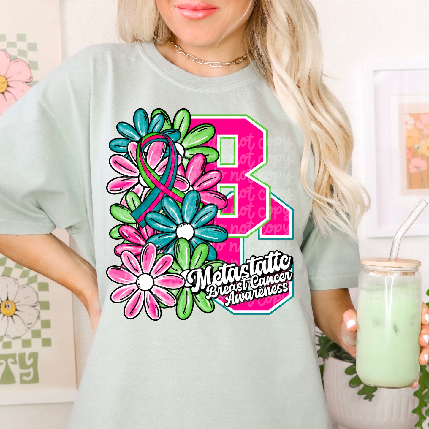 MBS Half Floral | Metastatic Breast Cancer Awareness | March 2025