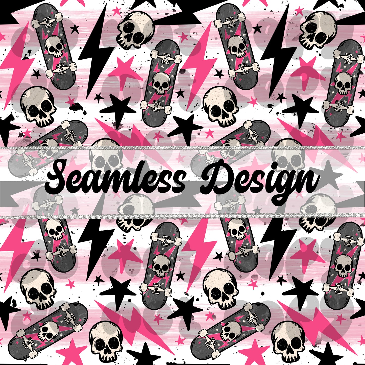 Skater Girl : Seamless Design