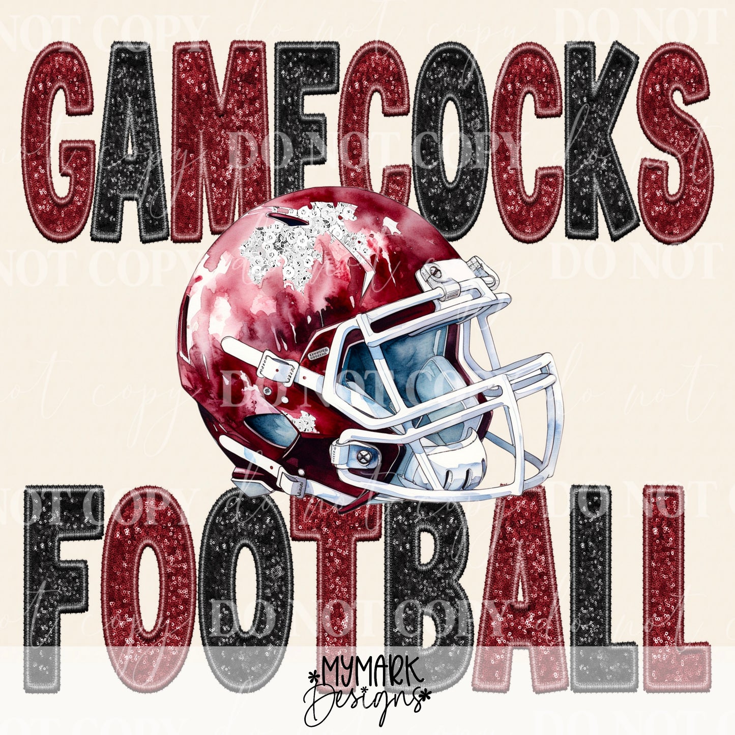 Gamecocks : Sequin faux embroidery : PNG (NOT in Faux Embroidery Drive 🚨) college