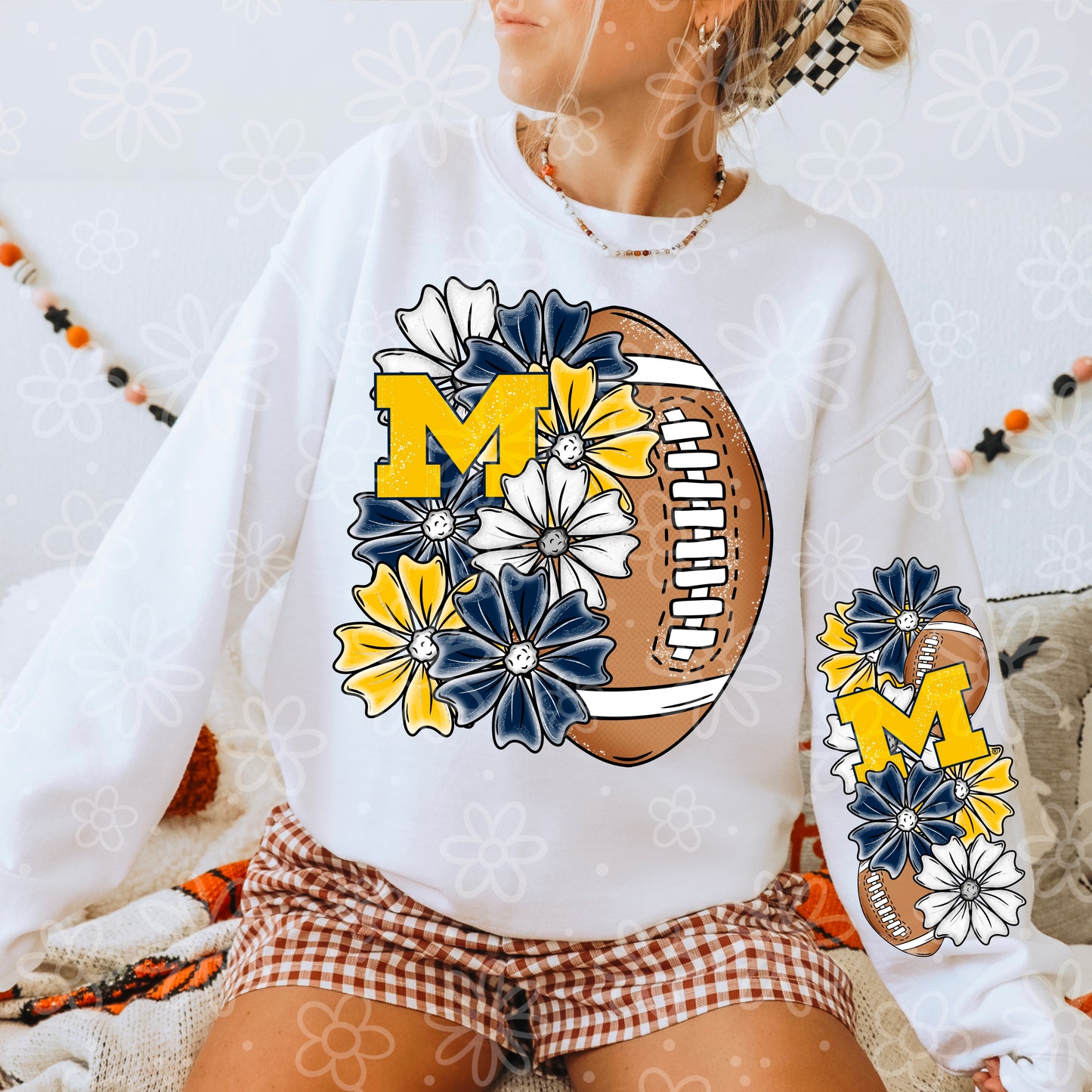 Glitter Half Floral Football Sleeve Combo | Aug / Sept 2025