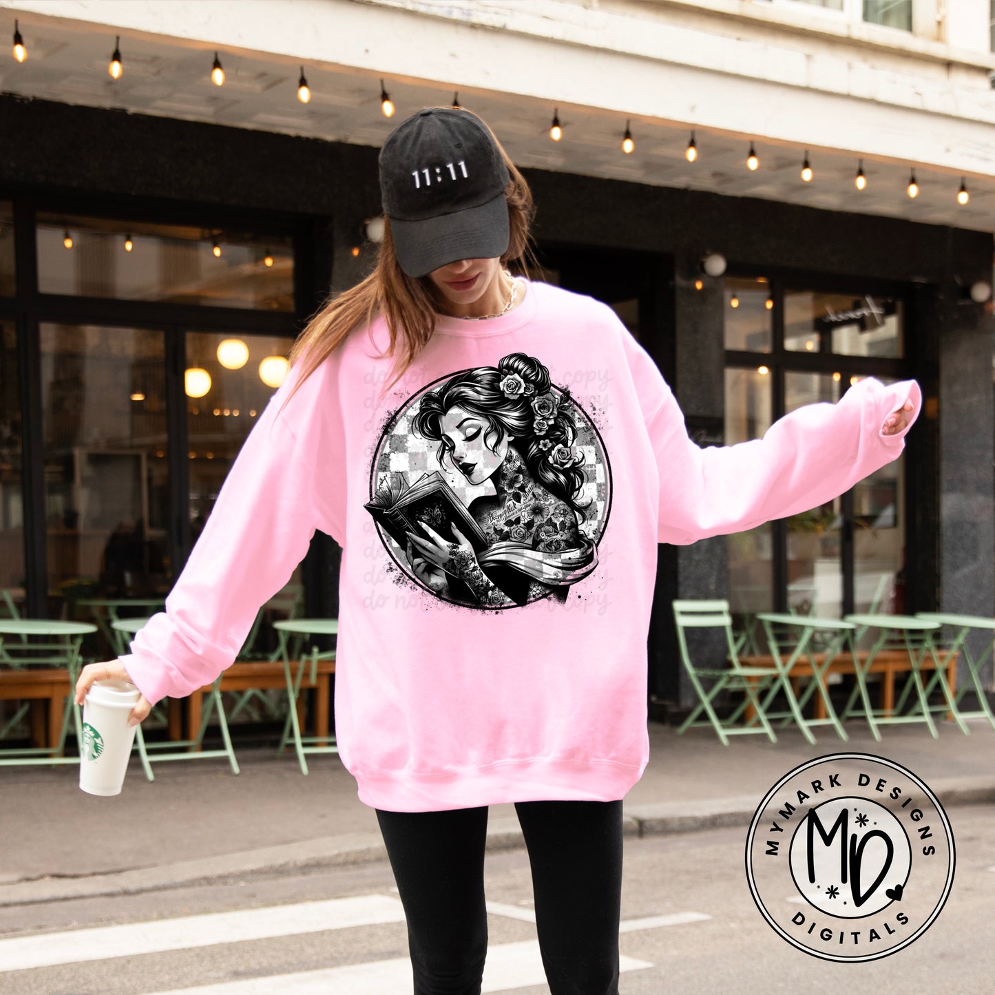 Beauty Reading Grunge : PNG