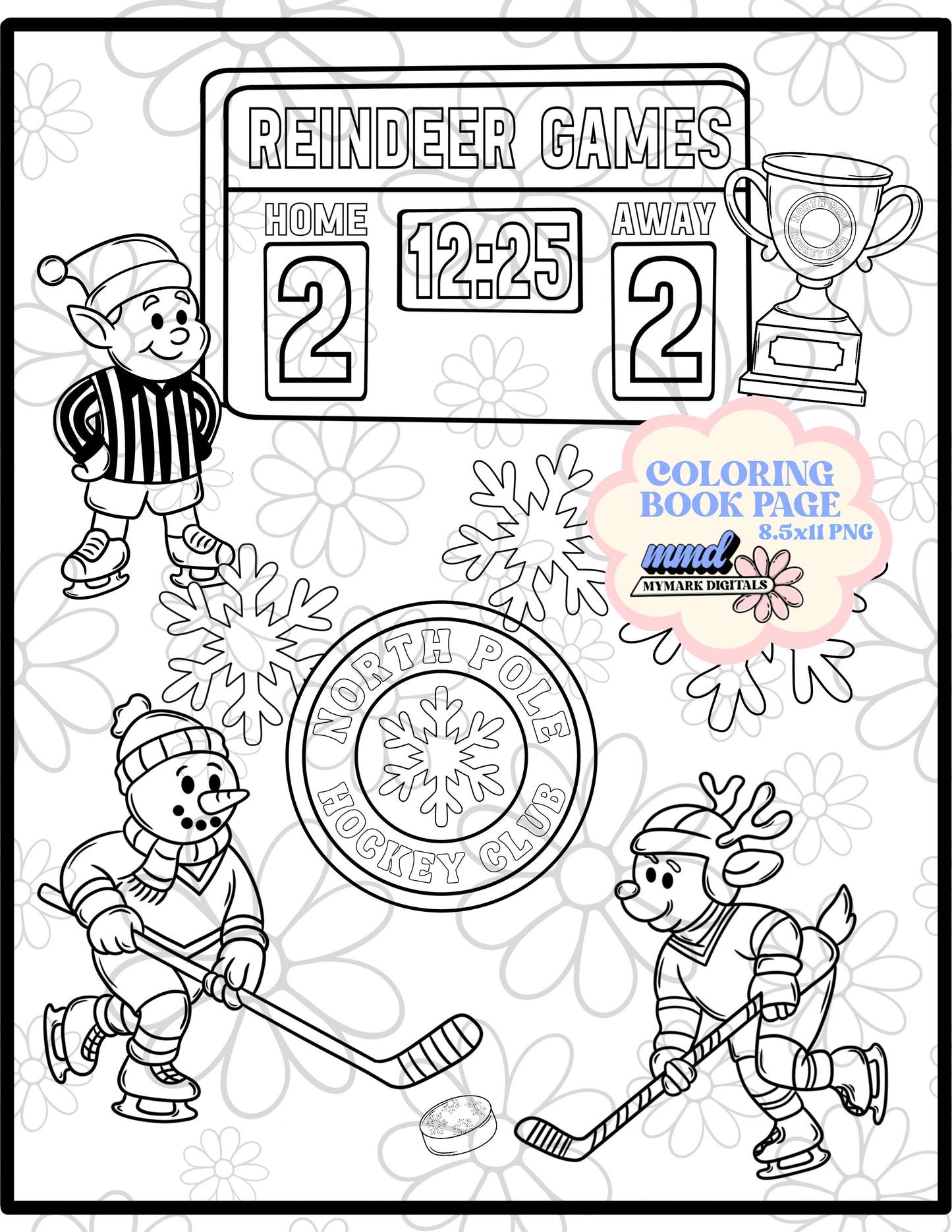 Christmas Coloring Book Pages