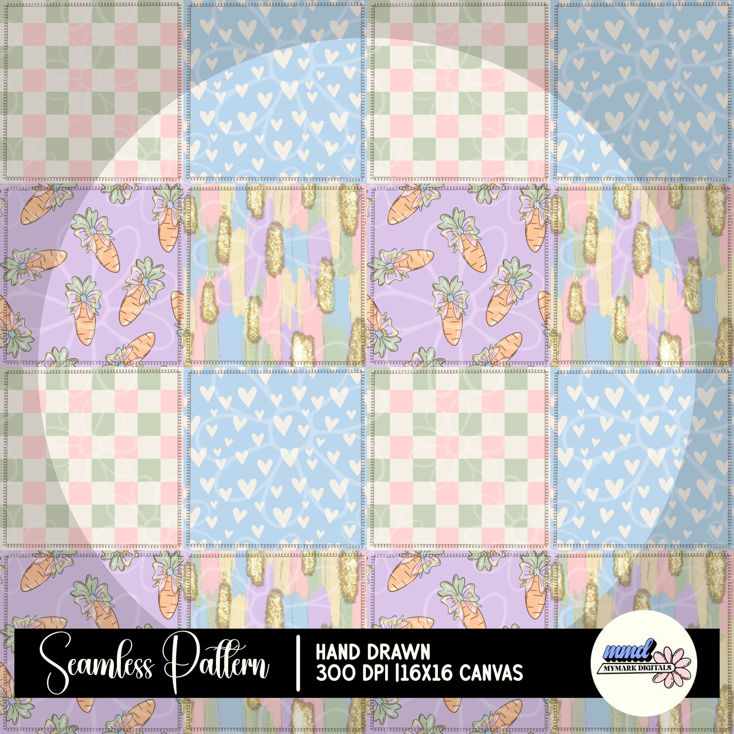 Easter Quilt Seamless | Repeating Pattern | February 26