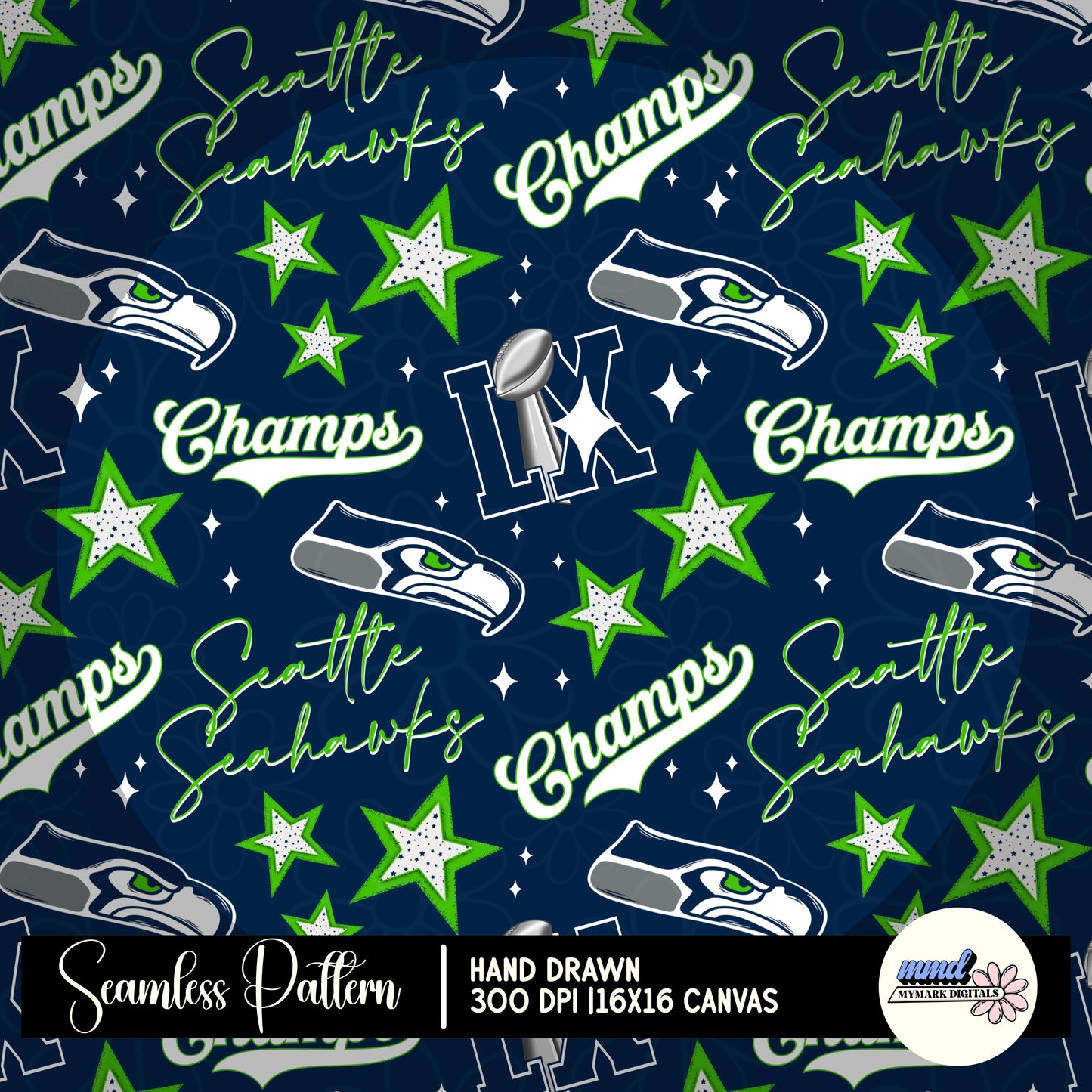 Seattle Champs | Seamless Design | Fen 2025