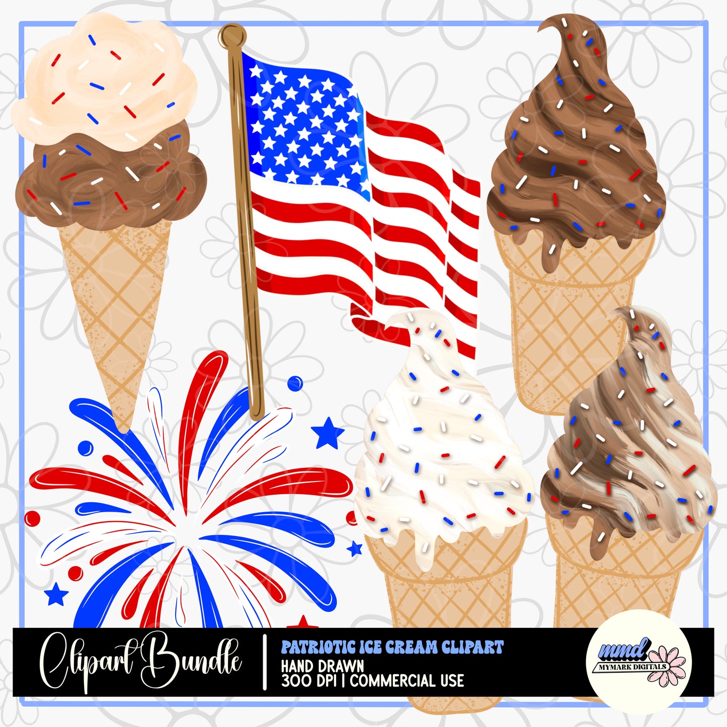 American Ice Cream Clipart