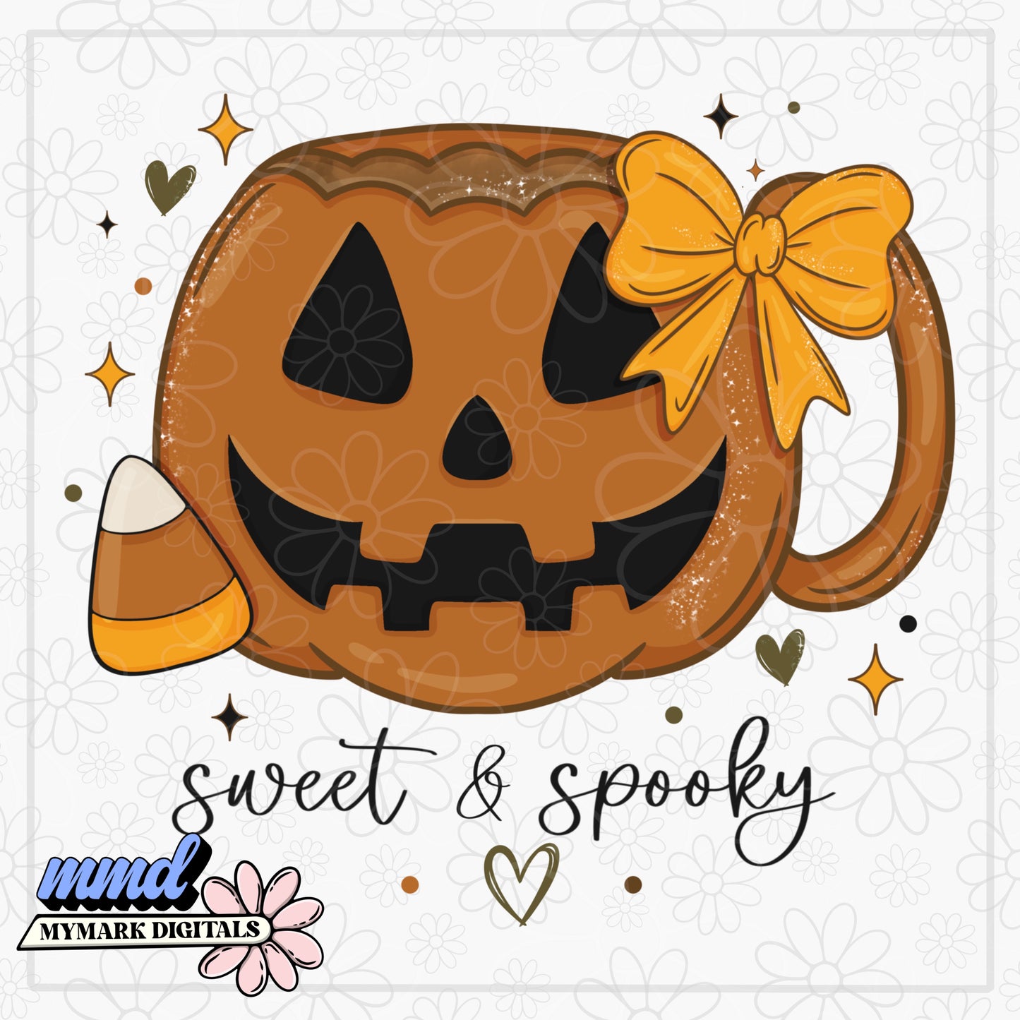 Spooky & Sweet Pumpkin | PNG | July2026