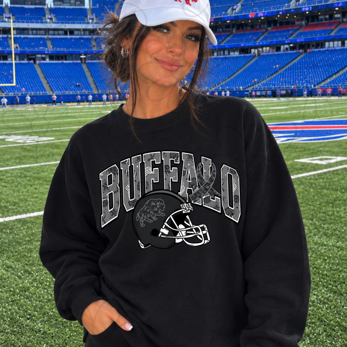 PRINTERS ONLY - Salute Buffalo Football PNG