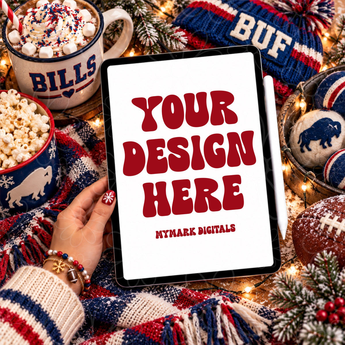 Buffalo Christmas iPad Mock Up