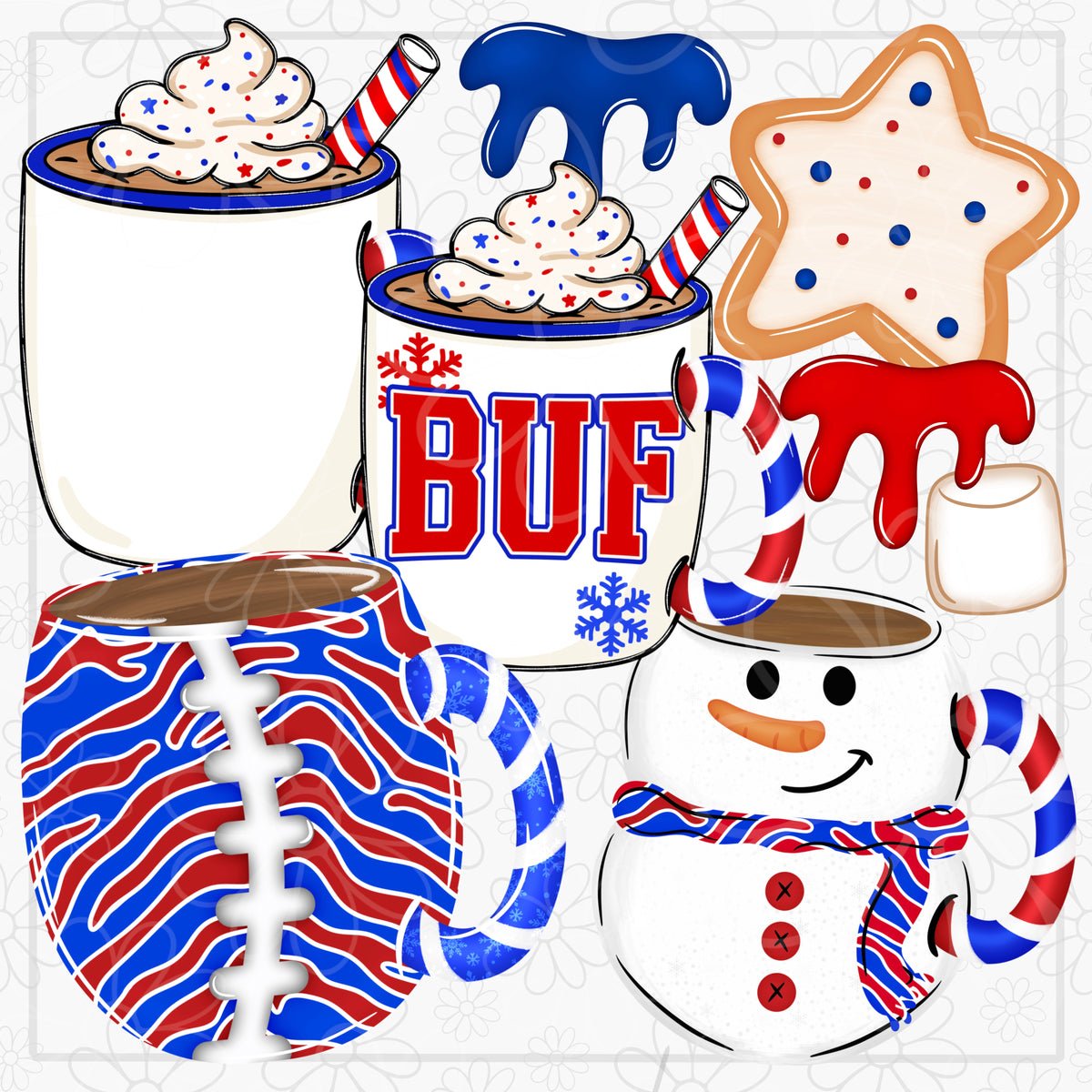 Buffalo Hot Cocoa Clipart