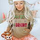 Merry & Bright : Faux Embroidery : PNG