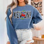 KEVIN! : Faux Embroidery PNG