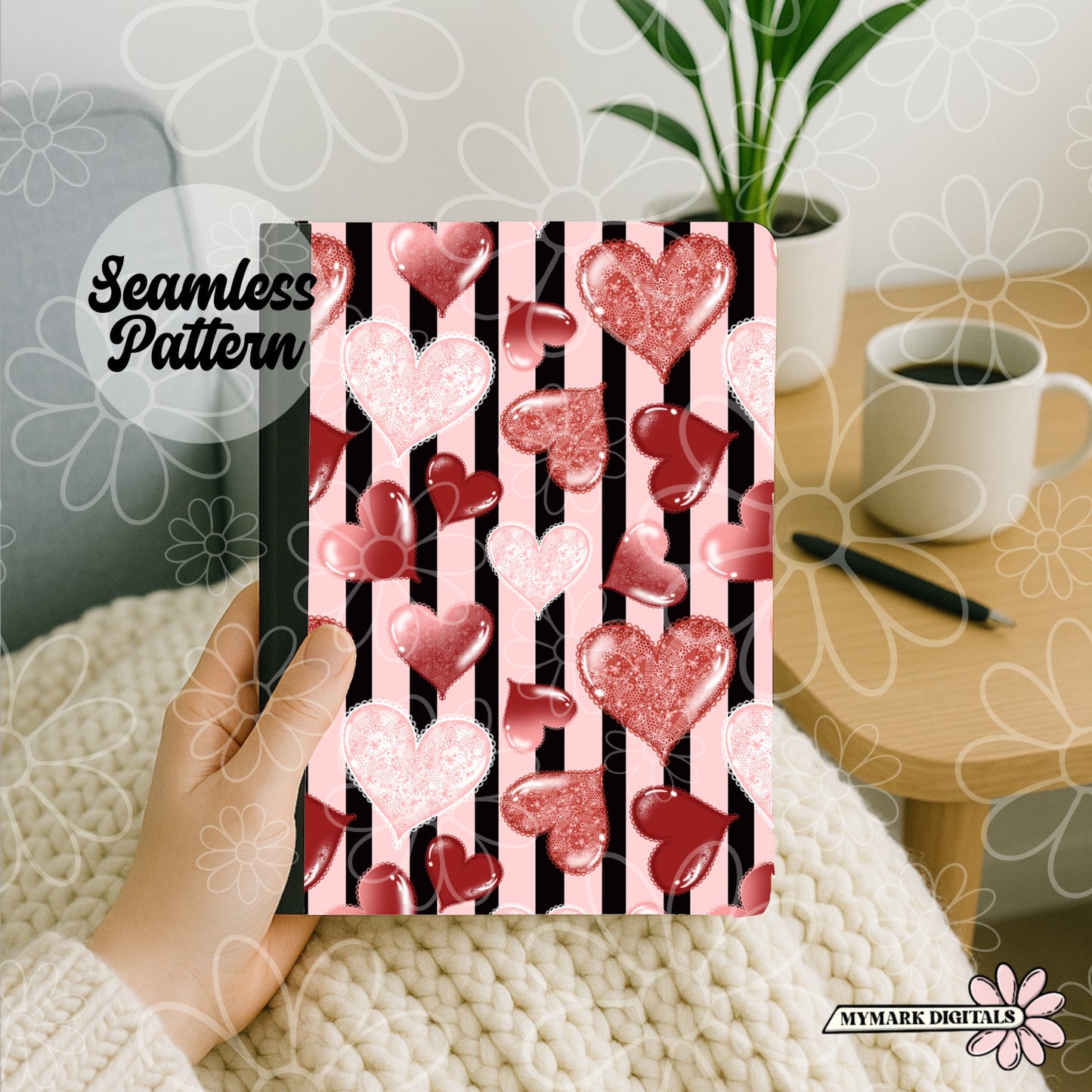 Lace Heart Seamless  | Jan 26'