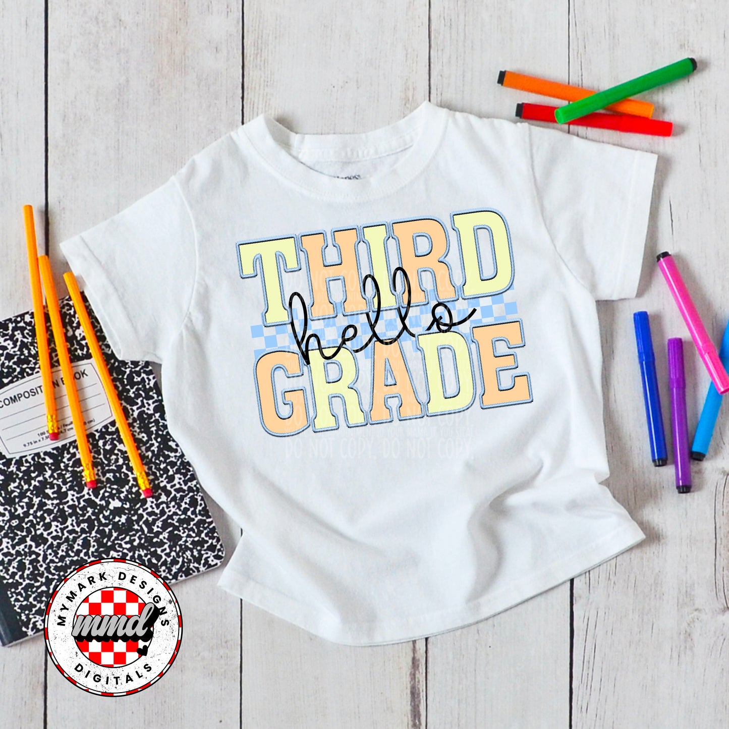 THIRD GRADE : Both Colorways : PNG