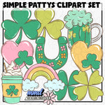 Simple St Patricks Clipart - 2 Sets Included | JAN 26
