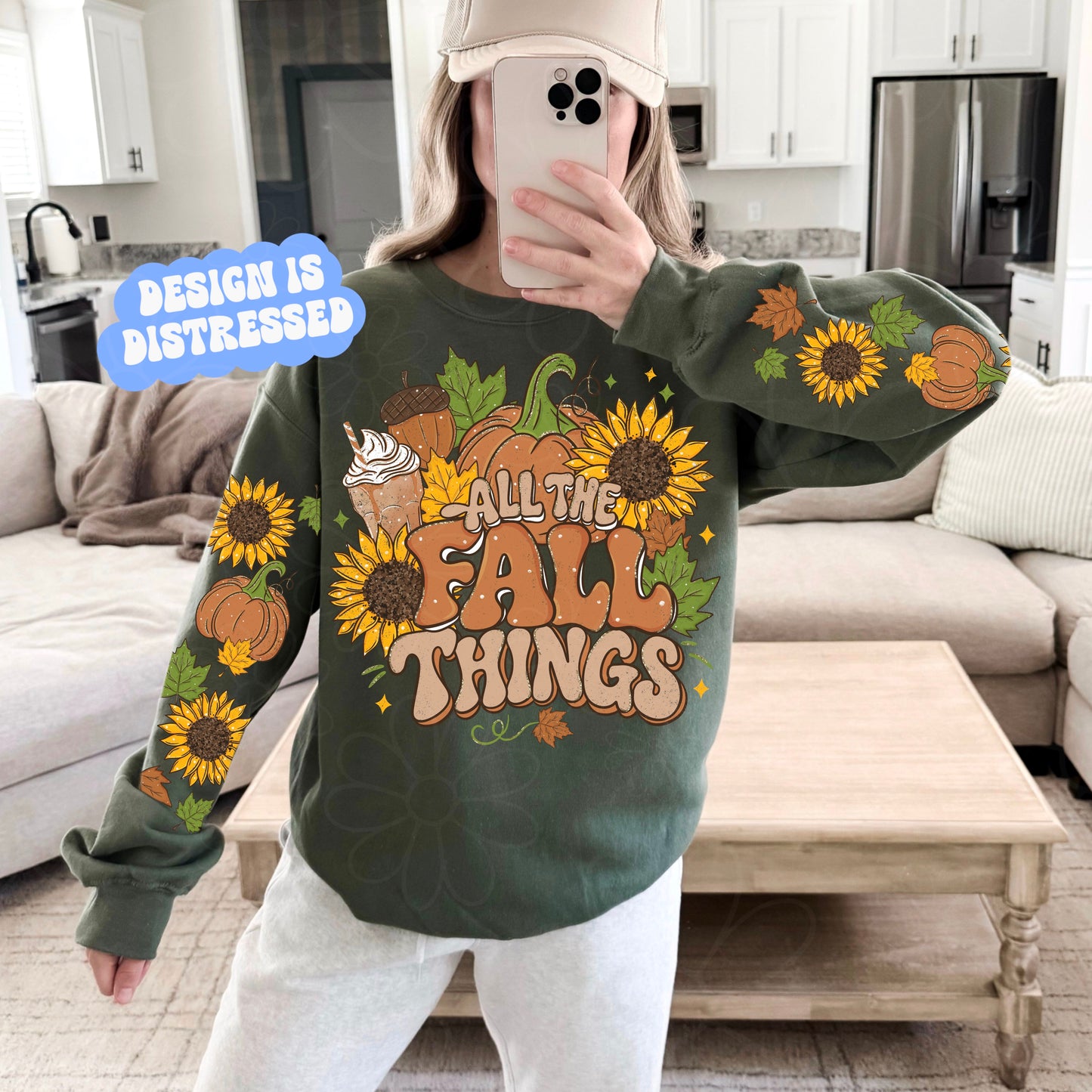 All The Fall Things | Sleeves | DISTRESSED VERSION INCLUDED | PNG