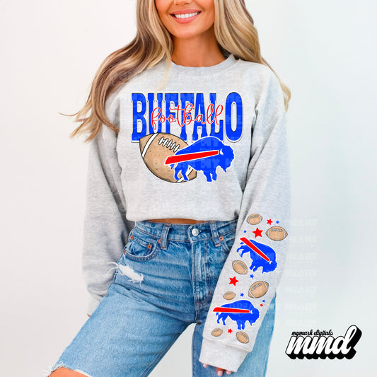 Buffalo Football : Sleeve :  PNG