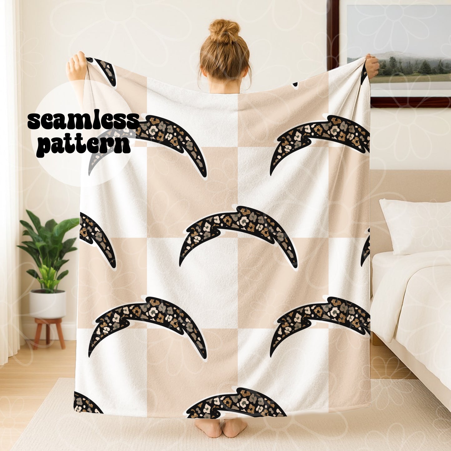 *MULTIPLE TEAMS/SINGLES/BUNDLE* Football Cheetah Checker Seamless | July 2026