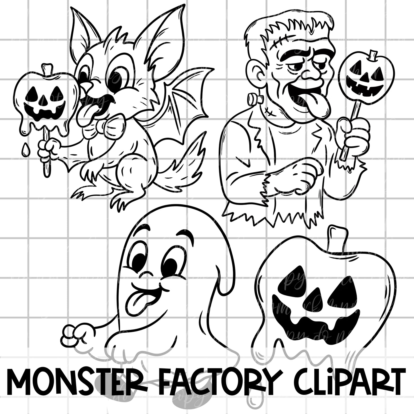 Monster Factory CLIPART | August Clipart 25