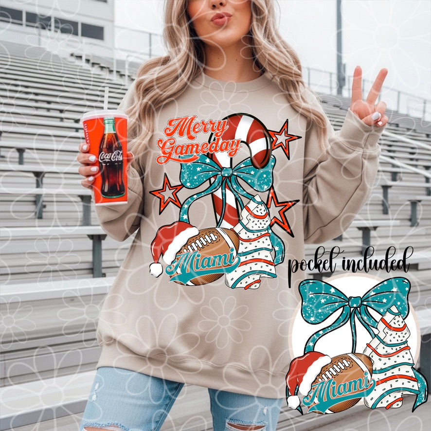 Merry Gameday | Pocket Included | Multiple Options | November 25'