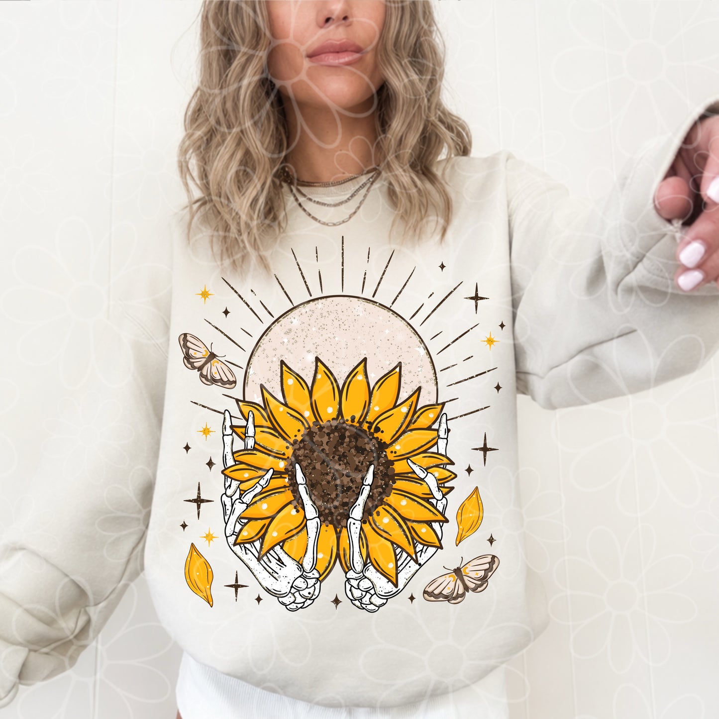 Sunflower Skellie Hands | PNG