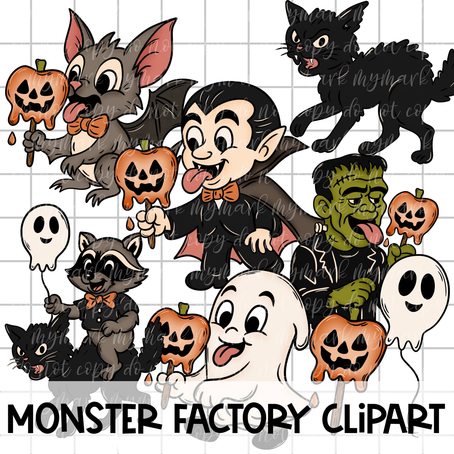 Monster Factory CLIPART | August Clipart 25