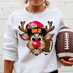 Tampa Bay : Christmas Reindeer : Plain & Faux Sequin Included : PNG