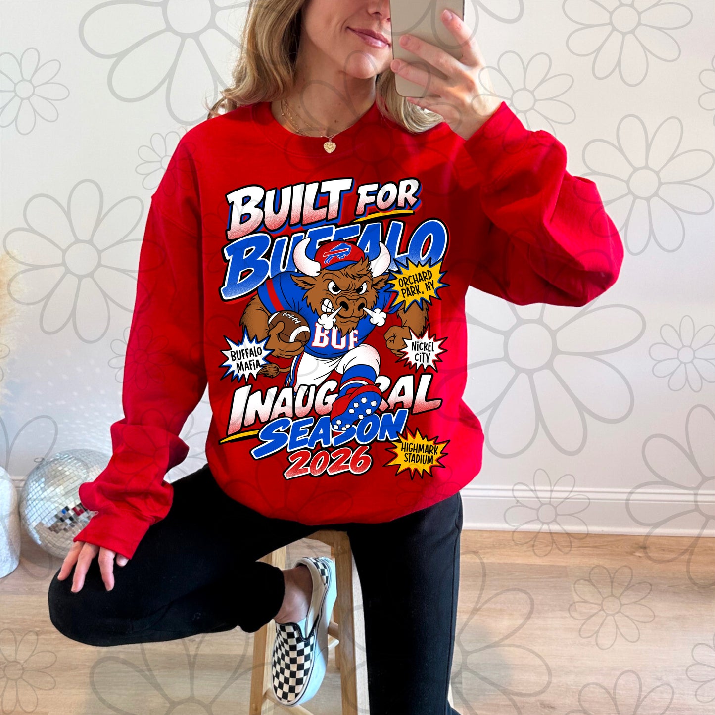 SEMI EXCLUSIVE - NO PRINTERS -| Built For Buffalo Inaugural Schedule | FRONT & BACK | 4 PNGs