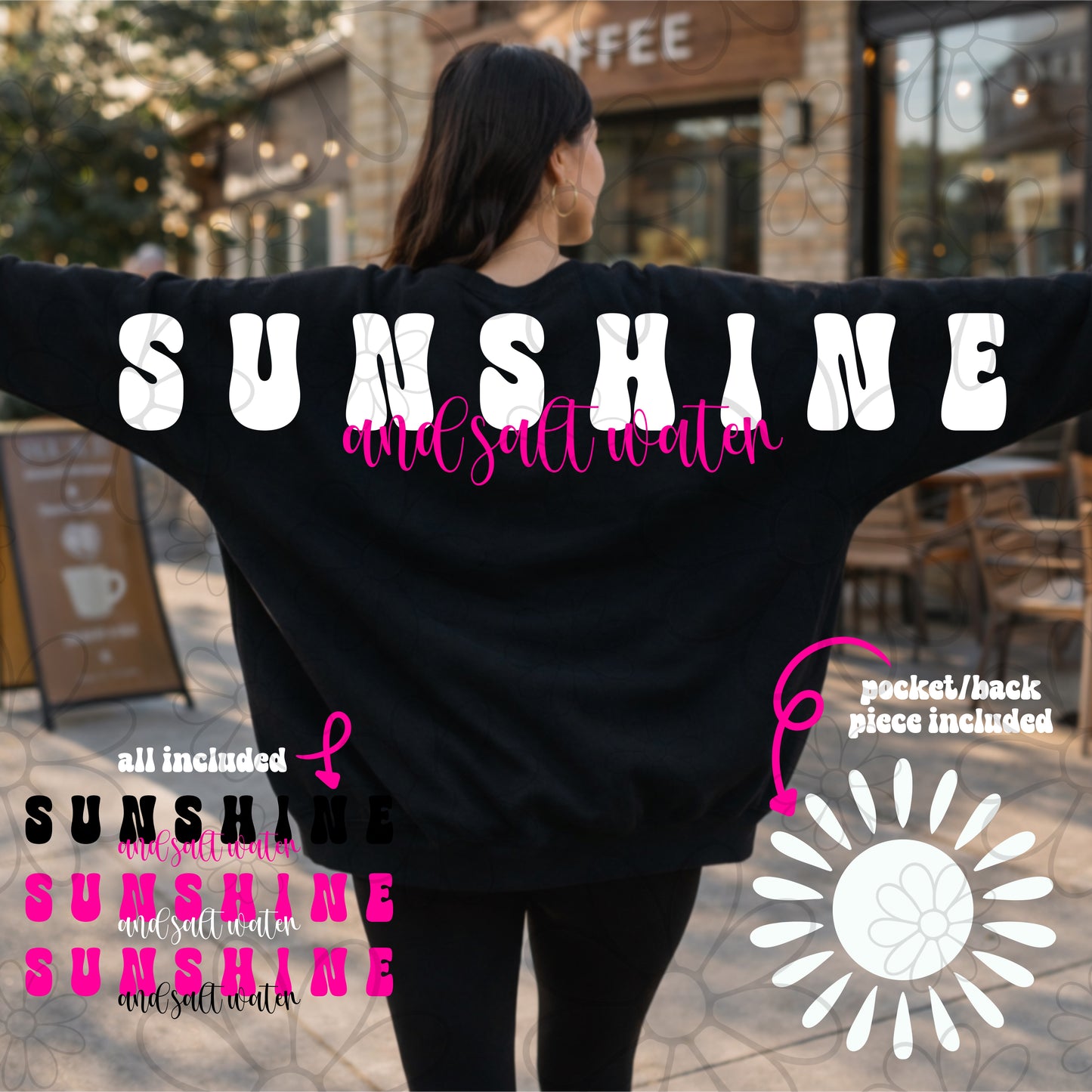 Sunshine & Salt Water Wingspan Big Back | PNG | FDD