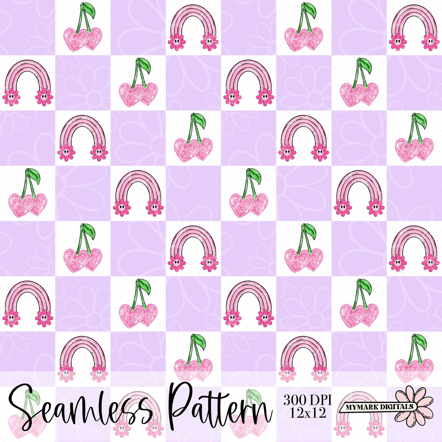 Girly Checker | Seamless | December 25’