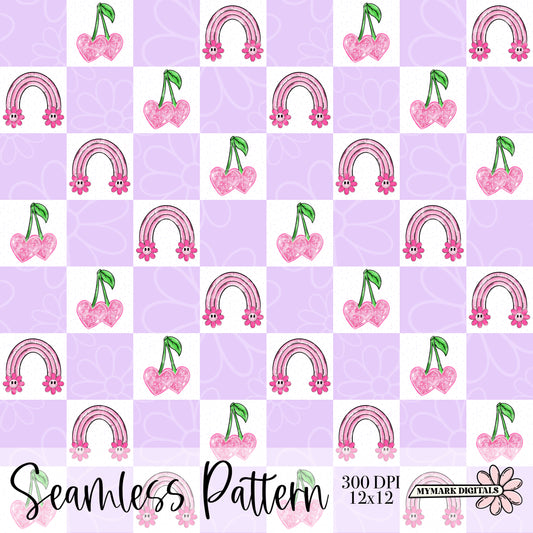 Girly Checker | Seamless | December 25’