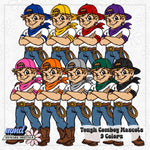 Tough Mascots | 22 Mascots Sets - 9 Colors PLUS BONUS Mascot | Google Drive Access |  Clipart | Aug26
