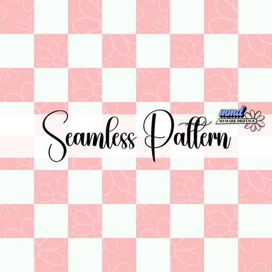 Pink Checker Seamless Coordinate | Jan 26'