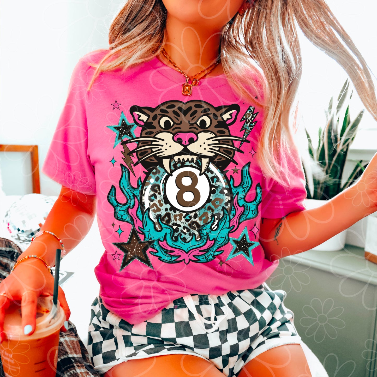 Teal Big Cat Energy | PNG | FDD