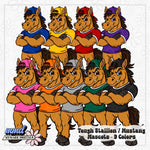 Tough Mascots | 22 Mascots Sets - 9 Colors PLUS BONUS Mascot | Google Drive Access |  Clipart | Aug26