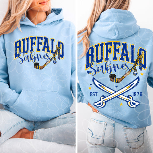 Keychain Charm Buffalo Hockey | PNG |