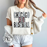 Chicago Baseball : Faux Embroidery : 1 : PNG