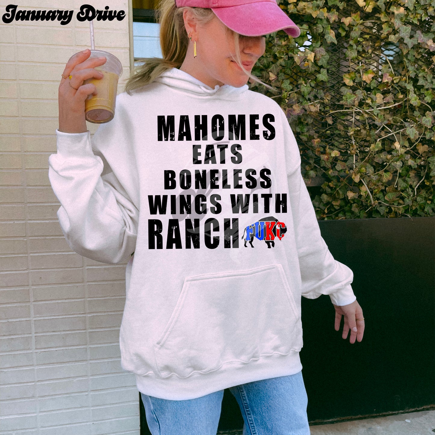 MAHOMES BONELESS WING AND RANCH | 2 Color PNGs included | Jan 2025