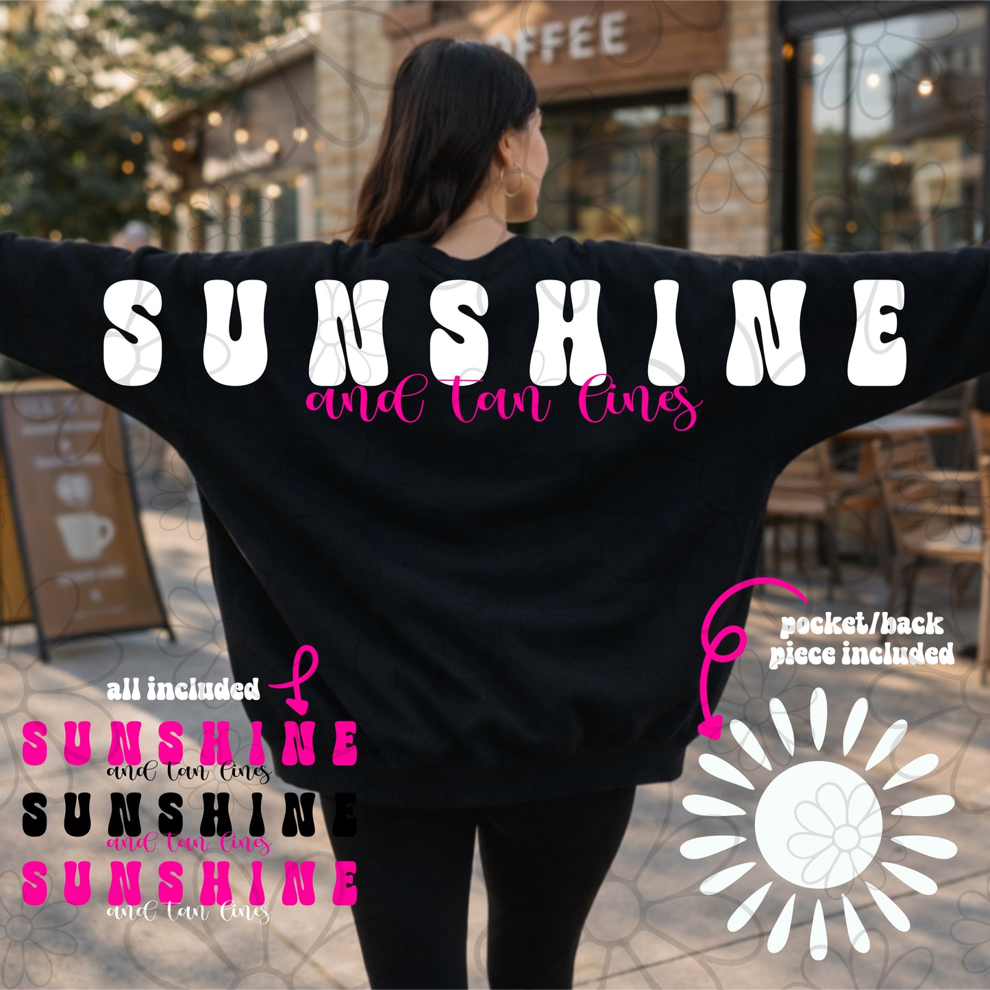 Sunshine & Tan Lines Wingspan Big Back | PNG | FDD
