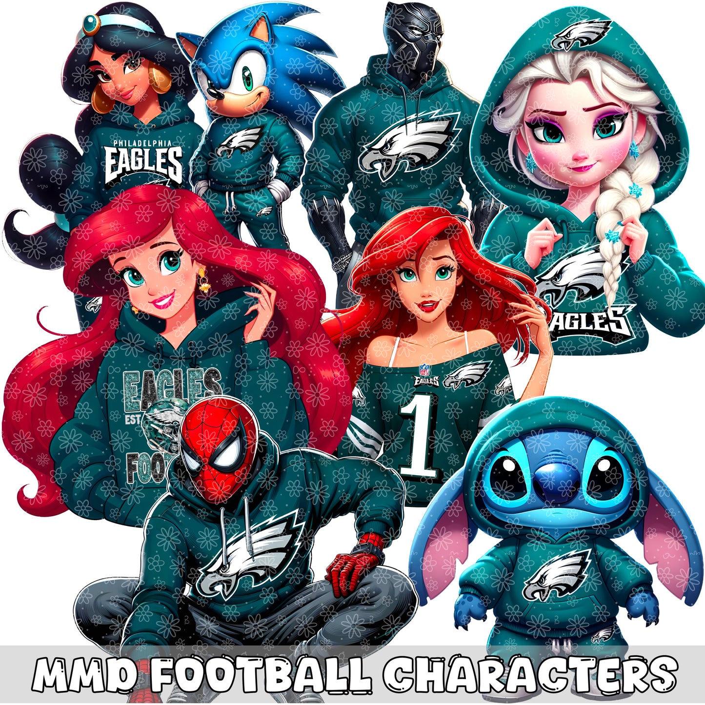 Sport Characters | PNG | Can be used as Clipart